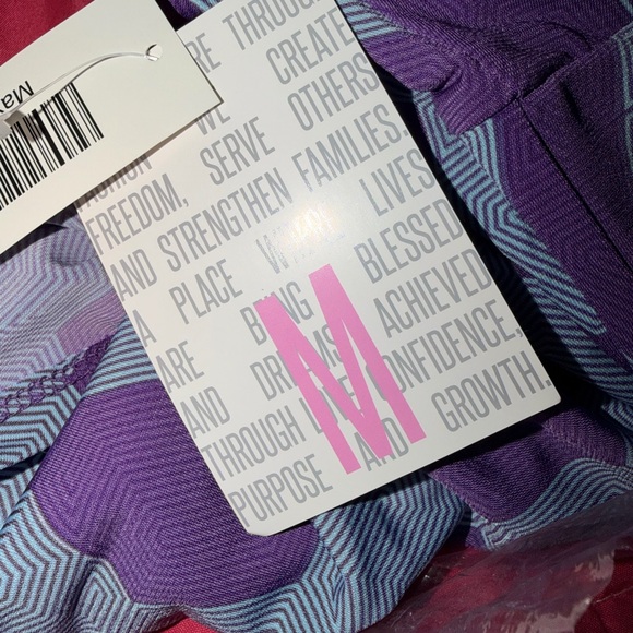 NWT!! 💜💙 LuLaRoe Purple and Lavender Zigzag Maxi Skirt - Picture 2 of 2